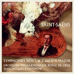 Saint-Saëns: Symphonies Nos 1 & 2 and in A major cover