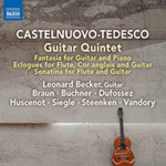 Castelnnovo-Tedesco: Guitar Quintet / Ecloghe / Fantasia / Sonatina for Flute and Guitar cover