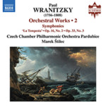 Wranitzky, (P.): Orchestral Works, Vol. 2 - Symphonies cover
