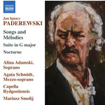 Paderewski: Songs and Mélodies / Suite in G major / Nocturne cover