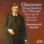 Glazunov: String Quartets Nos. 3 & 5 & Music from 'The Fridays' cover