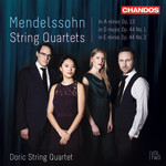 Mendelssohn: String Quartets, Volume Two cover