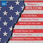 Bolcom: Trio for Horn, Violin and Piano / Suite No. 2 for Solo Violin cover