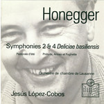 MARBECKS COLLECTABLE: Honegger: Symphonies 2 for strings & 4 'Deliciae basiliensis' cover