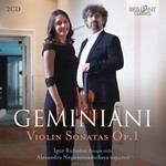Geminiani: Violin Sonatas Op. 1 cover