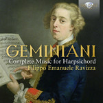 Geminiani: Complete Music for Harpsichord cover