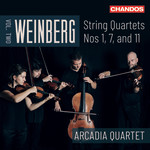 Weinberg: String Quartets Vol. 2 - String Quartets Nos. 1, 7 & 11 cover