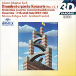 Bach: Brandenburg Concertos 1 - 3 / Orchestral Suite BWV 1066 cover