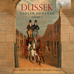 Dussek: Violin Sonatas, volume 1 cover
