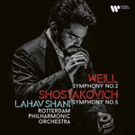 Weill: Symphony No.2 / Shostakovich: Symphony No.5 cover