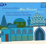 Weber: Abu Hassan / Symphony No. 1 in C cover