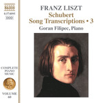 Liszt: Schubert Song Transcriptions • 3 cover