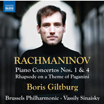 Rachmaninov: Piano Concertos Nos. 1 & 4 / Rhapsody on a Theme of Paganini cover