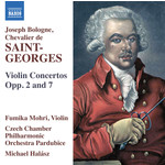 Saint-Georges: Violin Concertos Op. 2 & Op. 7 cover