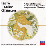 MARBECKS COLLECTABLE: Faure: Pelleas et Melisande / Dukas: Sorcerer's Apprentice / Chausson: Symphony cover