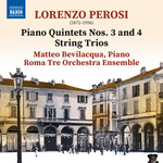 Perosi: Piano Quintets Nos. 3 and 4 / String Trios cover