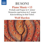 Busoni: Piano Music, Vol. 13 cover