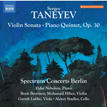 Taneyev: Violin Sonata & Piano Quintet, Op. 30 cover