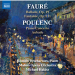 Fauré - Poulenc: Works for Piano & Orchestra cover