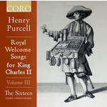 Purcell: Royal Welcome Songs for Charles II cover