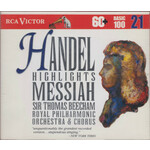 MARBECKS COLLECTABLE: Handel: Messiah (highlights) cover