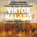 Kalabis: Duettina, Chamber music & Diptych cover