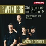 Weinberg: String Quartets Volume 5 [Nos 3, 9 & 14] cover