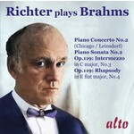 Richter plays Brahms: Piano Concerto no.2, Piano Sonata no.2, etc cover