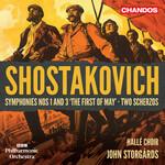 Shostakovich: Symphony No. 1 and No. 3 'The First of May' - Two Scherzos cover