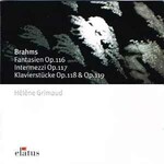 MARBECKS COLLECTABLE: Brahms: Piano works, Op.116-119 cover