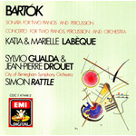 MARBECKS COLLECTABLE: Bartok: Concerto for Two Pianos / Sonata for Two Pianos and Percussion cover