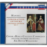 MARBECKS COLLECTABLE: Handel: 4 Coronation Anthems / Foundling Hospital Anthem / Utrecht te Deum cover
