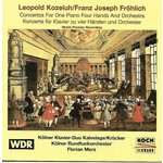 MARBECKS COLLECTABLE: Kozeluh/Frohlich: Concertos For One Piano Four Hands And Orchestra cover