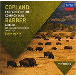 MARBECKS COLLECTABLE: Copland: Fanfare for the Common Man / Appalachian Spring / Rodeo (with Barber: Adagio) cover