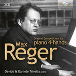 Reger: Original Compositions for piano 4-hands cover