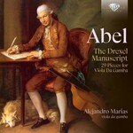 Abel: The Drexel Manuscript, 29 Pieces for Viola Da Gamba cover