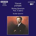 MARBECKS COLLECTABLE: D'Indy: String Quartets Nos. 1 and 2 cover