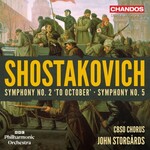 Shostakovich: Symphonies 2 & 5 cover