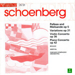 MARBECKS COLLECTABLE: Schoenberg: Pelleas und Melisande / Variatione for Orchestra / Violin & Piano Concertos cover