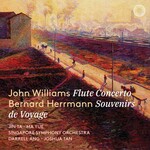 John Williams: Flute Concerto / Bernard Herrmann: Souvenirs de Voyage cover