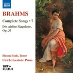 Brahms: Die schöne Magelone, Op.33 cover