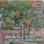 Lyatoshynsky: Chamber Works Vol.1 - String Quartets nos. 1 & 2 cover