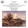 Finzi: Clarinet Concerto / Five Bagatelles / Three Soliloquies, etc cover