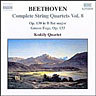 String Quartets Vol 8: in B flat major, Grosse Fuge Op.133 cover