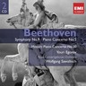 Symphony No 9 'Choral' / Piano Concerto No 5 'Emperor' (with Mozart - Piano Concerto No.20) cover