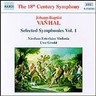 Vanhal: Symphonies Vol 1 cover