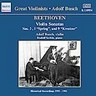 Beethoven: Violin Sonatas Nos 3, 5 Spring & 9 Kreutzer cover