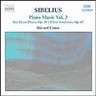 Sibelius: Piano Music Vol 3 (Includes Ten Piano Pieces Op.58) cover