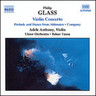 Glass: Violin Concerto No 1 / Company / 'Prelude and Dance' from Akhnaten cover
