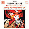 Vieuxtemps-Music for Viola and Piano (Includes Sonata in B Flat Op 36; Elegie for Viola and Piano Op 30) cover